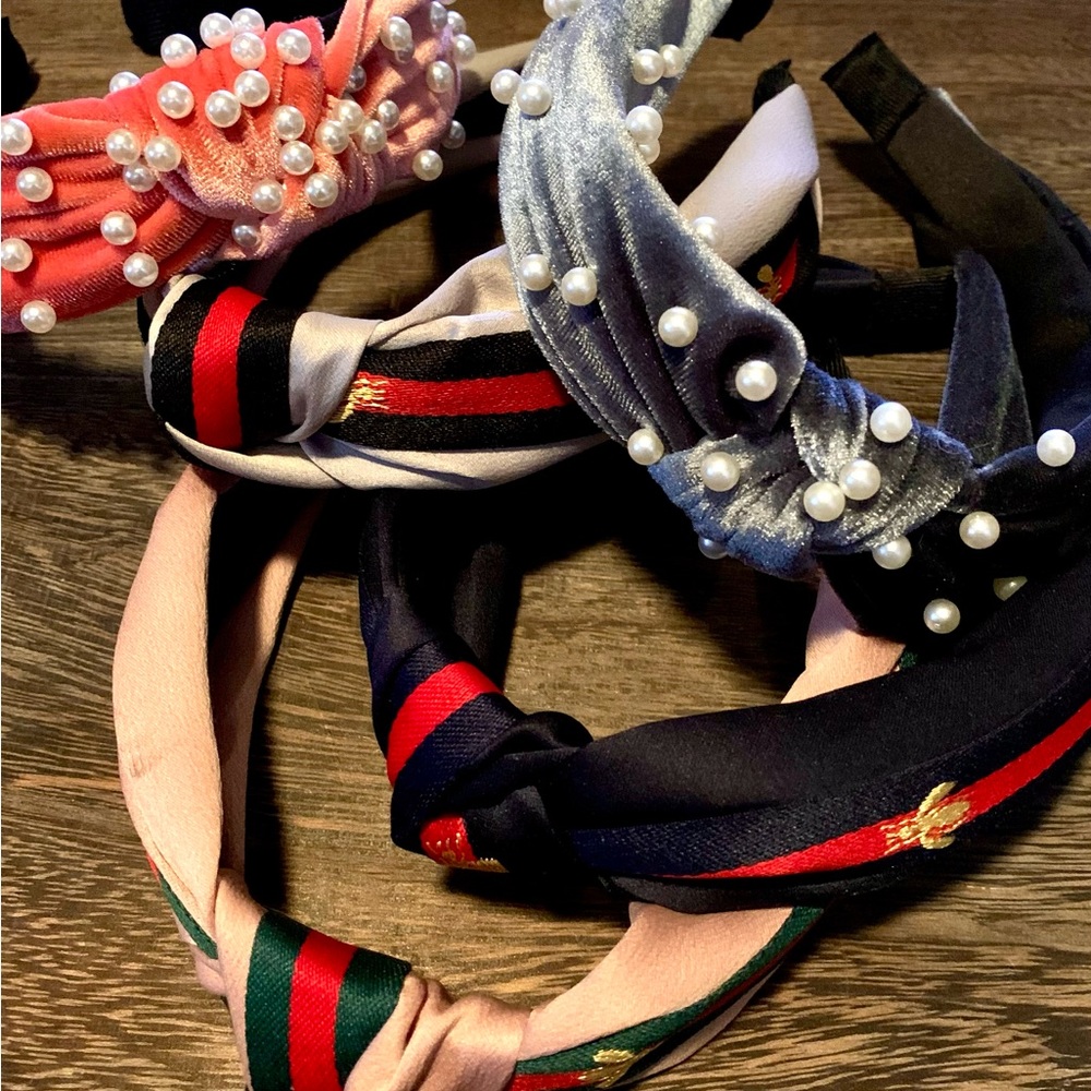 FIVE BEAUTIFUL HAIR BANDS